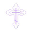 IC XC Cross TOP.obj IC XC Orthodox/Catholic Cross