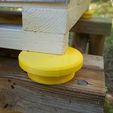 Hive_close_display_large.jpg Free STL file Beehive ant stopper・3D printing template to download