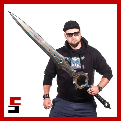 Infinity Blade Fortnite Sword Prop Replica Weapon Gun Cosplay