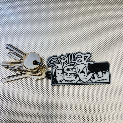 🗝️ Gorillaz KEYCHAIN・ 3MF File for 3D printing・Cults