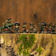 IMG_1872.jpg Fungal Goblin Warband - pre-supported 28mm Tabletop Miniatures + DnD stats