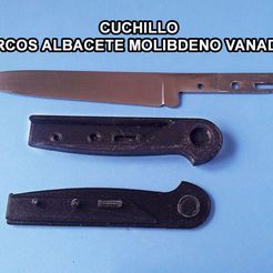 cuchi0008.jpg Free STL file Knife handle ARCOS Albacete Molybdenum Vanadium.・3D printing model to download
