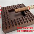 ASA.jpg Pyramid Ashtray, Cigar Tray, Cigarette Tray, Cnc Cut 3D Model File For CNC Router Engraver, Plate Carving Machine, Relief, serving tray Artcam, Aspire, VCarve, Cutt3D