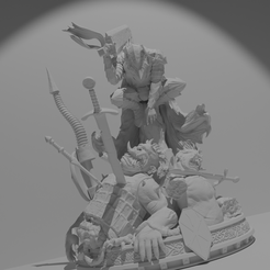 2.png STL-Datei BERSERK Eingeweide Diorama・3D-druckbare Vorlage zum herunterladen