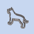 model.png American Staffordshire Terrier (1) COOKIE CUTTERS, MOLD FOR CHILDREN, BIRTHDAY PARTY