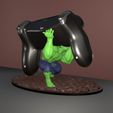 IMG_3493.jpg Joypad Holder In The Shape Of Hulk