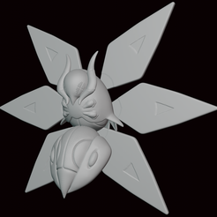 IronMoth.png Fichier STL Figurine Pokemon Iron Moth・Objet imprimable en 3D à télécharger