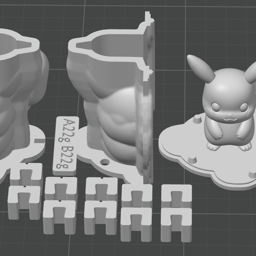 Molde Pikachu