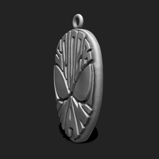 3d_spider_man_pendant_Handmade-Jewelry_Sterling-Silver-Necklace_Gemstone-Pendant_Custom-Jewelry_Boho.jpg Spider-Man Mask Fanart Pendant STL File for 3D Printing 3D Print Model