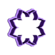 pointedflowerinches5.stl Flower cutter set