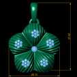 DIMENSION.png FLOWER SILVER PENDANT 3D PRINTABLE MODEL