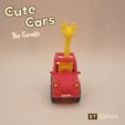 CuteCarsGiraffe_3.jpg Fichier STL gratuit Mignonnes voitures - Girafe・Objet imprimable en 3D à télécharger