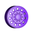 010_FRONT.stl STL PACK OF 10 MODELS OF DOUBLE ALUMINUM WHEELS FOR PICKUP TRUCKS