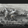 2.png 3D Model STL File for CNC Router Laser & 3D Printer The Battle of Kulikovo 2 Pack