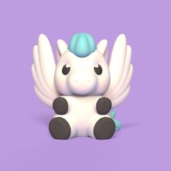 Cod106-Little-Pegasus-1.jpeg 3D file Little Pegasus・3D print design to download