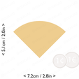 1-4_of_pie~2in-cm-inch-cookie.png Slice (1∕4) of Pie Cookie Cutter 2in / 5.1cm