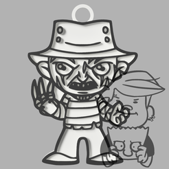 FreddieA.png Fichier STL Chaînes pour bébés - Freddy K・Plan imprimable en 3D à télécharger