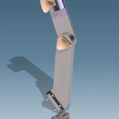 cad-view-1.jpg Fichier STL gratuit Support de parapluie pour déambulateur à roulettes・Modèle à télécharger et à imprimer en 3D, rtoenshoff