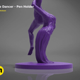 poledancer-bottom.159.png STL file Pole Dancer - Pen Holder・3D printable design to download