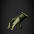 Hand_Wednesday_random2.png Wednesday Addams Family Hand for Cosplay 3D print model