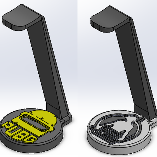 Pubg headphone holder 3D model