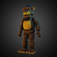 FreddyFazBear34FrontLeft.png Five Nights at Freddys Freddy Armor and Helmet for Cosplay 3D print model