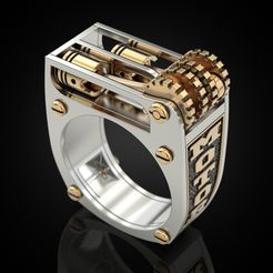 Ring-Motor-with-piston-1.jpg STL file Ring Motor with piston・3D printing design to download