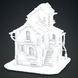 WIRE.jpg MAISON 7 HOUSE HOME CHILD CHILDREN'S PRESCHOOL TOY 3D MODEL KIDS TOWN KID Cartoon Building 5
