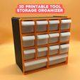 1.jpg 3D Printable Tool Bin Organizer