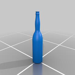 Parametric Water / Beer Bottle Clip by kdub, Download free STL model