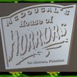 IMG_6465.jpg MCDOUGALS HOUSE OF HORRORS ABBOT AND COSTELLO MONSTER FRANKENSTEIN NAME PLATE NAMEPLATE FOR MAGNETS, MODEL KITS, AND BUSTS
