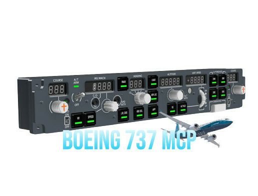 🛩️ BOEING 737 MCP PANEL 1:1・ 3D File for ・Cults