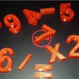 20180104_170413.jpg 3D file The numbers・3D printable model to download