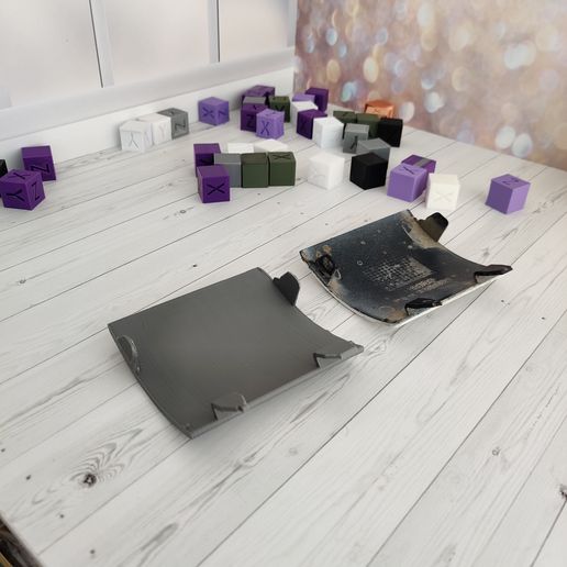 MERCEDES W212 Side Skirt Jack Hole Cover 3D model