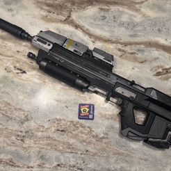 MA37 Rifle - Halo - Printable 3d model - STL files