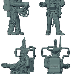 Vox-Operator-2.png Free STL file Vox operator - French Future Legion・3D printer design to download