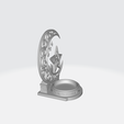 9.png Ramadan Crescent Moon Candle Holder – 3D Printable Islamic Table Decor