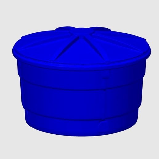 Water tank 3D model