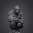 ппп.257.jpg Calm Gorilla 3D print model