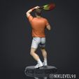 Nadal-4.jpg Rafael Nadal 3D Printable 4