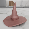 HighQuality4.png 3D Cat with Witch Hat Home and Living with 3D Stl Files & Cat Decor, Cat Print, 3D Printed Decor, Gifts for Her, 3D Printing, Cat Lover