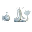 IMG_9030.jpeg POKEMON Feebas & Milotic (#349 & #350) - OPTIMIZED FOR 3D PRINTING