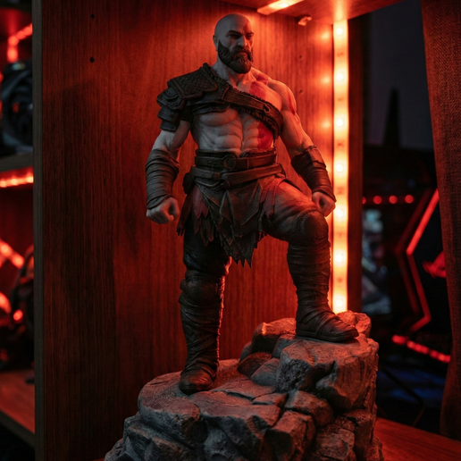 Spartan God of Battle 3D Printable STL File | Mythological Warrior Miniature | Tabletop RPG Figure