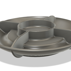 perspective view.png Fichier STL gratuit bol à vis magnétique divisé・Modèle pour impression 3D à télécharger