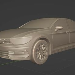 car22.jpg volkswagen passat 2015 print 3D model