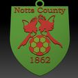 Notts-County-4.jpg Porta-chaves EFL League Two Notts County Keychain Shield (Escudo da Liga Dois do Condado de Notts) imprimível e renderizável a cores