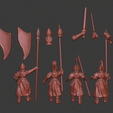 Spearmen_v2.png Elf Infatry / Spearmen Miniatures