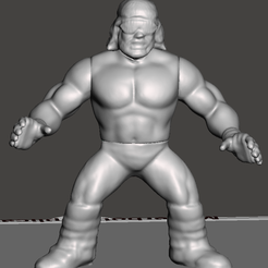 Untitled.png Fichier OBJ wwf wwe aew ecw wcw retro・Design pour imprimante 3D à télécharger