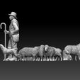 85678768.jpg shepherd and sheep 3D print model