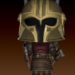 ARMORER.jpg STL-Datei Der Waffenmeister Chibi・3D-druckbare Vorlage zum herunterladen